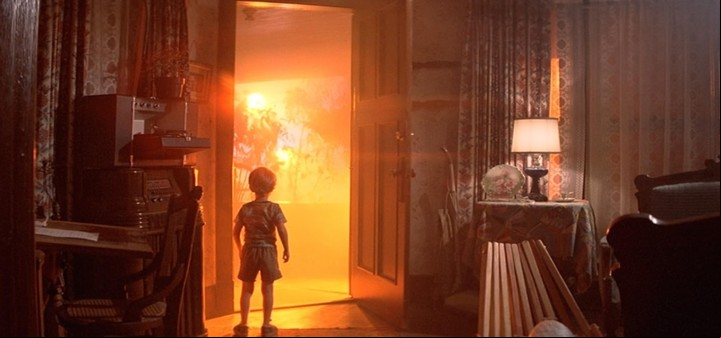 Barry, minutos antes de ser abducido por los extraterrestres. El chico iba a trabajar en "El resplandor", de Kubrick, pero...