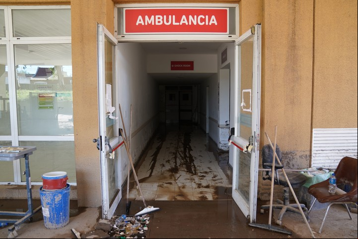El hospital hoy. Sonia hizo toda su carrera en el Penna. Foto Juano Tesone / Enviado especial