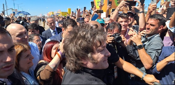 Javier Milei coronó una Expoagro récord en público y en negocios