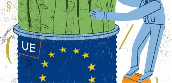 Europa y el diámetro de los espárragos en lata