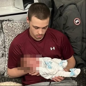 Dramático momento y heroico rescate: envolvió a su bebe en sus calzoncillos para salvarla de un incendio