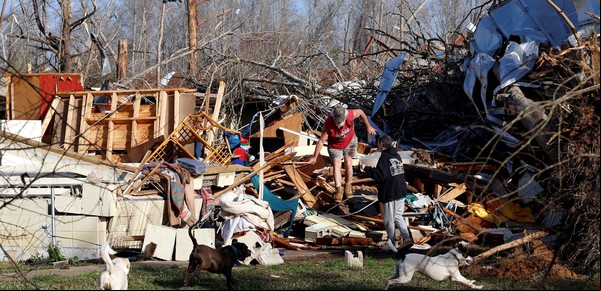 Ya son 36 los muertos por tornados y temporales en Estados Unidos