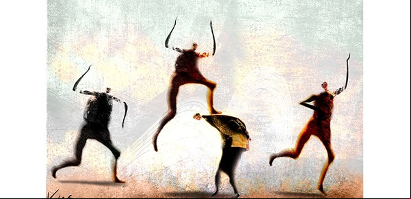 "El festejo de los primates"