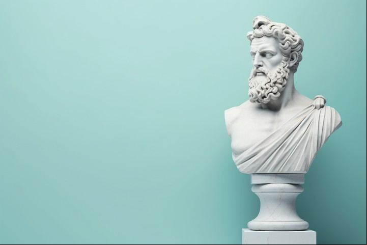 La estatua muestra a Hércules en acción, un raro hallazgo que destaca un episodio poco frecuente en el arte clásico. Fuente: Freepik.