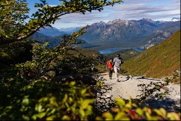 El espectacular paisaje de la Cordillera desde los senderos naturales de Esquel 