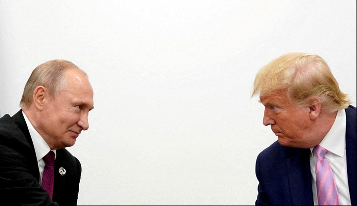 Trump y Putin en una bilateral, en 2019. Foto: Reuters