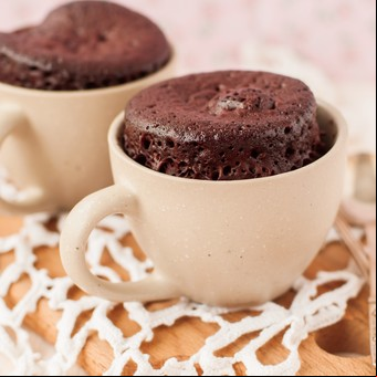 Torta saludable en taza
