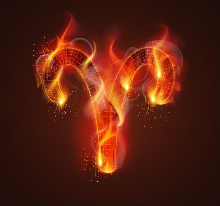 Aries es el signo que nos llama a encender nuestra llama creativa y actuar. Foto: ilustración Shutterstock