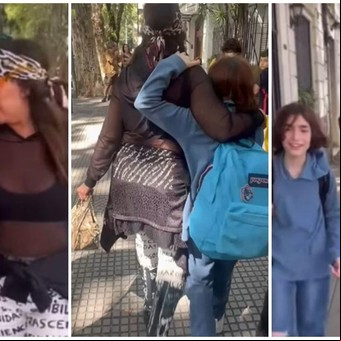 Moria Casán fue a buscar a su nieto Dante a la puerta del colegio y revolucionó a todos