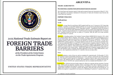 Qué dicen los documentos de Estados Unidos sobre los aranceles para Argentina: dólar importador, impuesto PAIS y un párrafo para La Salada