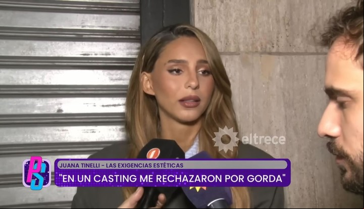 Juanita Tinelli reveló por qué la rechazaron de un casting en París. Foto: Captura TV