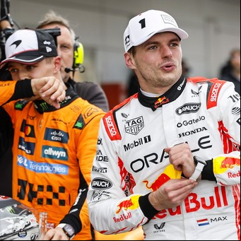 La picante chicana de Verstappen a Norris por su intento de sobrepaso en el pasto del GP de Japón de Fórmula 1: "Una cortadora bastante cara..."