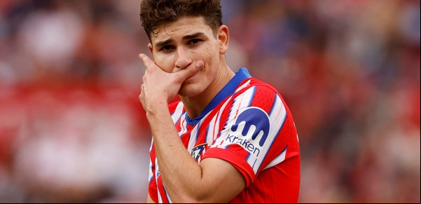 Julián Álvarez esta vez sí la metió de penal, festejó a lo Dybala y Atlético de Madrid, agónico, sueña con pelear el título en España