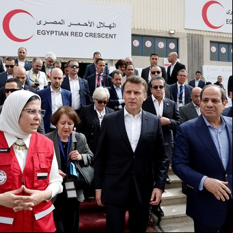 El presidente de Francia, Emmanuel Macron,  sobre Gaza: aseguró que Hamas debe ser "totalmente excluido" del gobierno de la Franja
