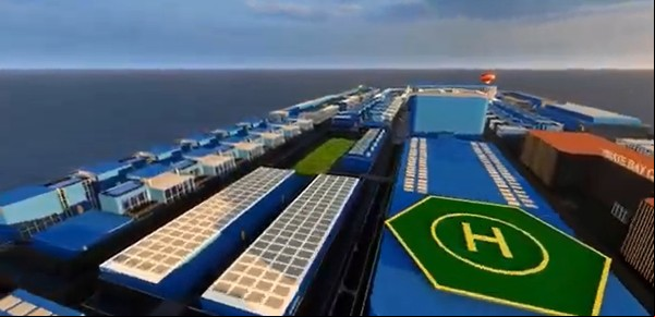 Intentan crear ciudades y micronaciones flotantes en un lejano rincón del mar al que no llegan las leyes