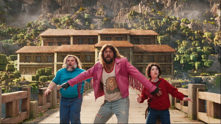 El elenco de lujo de la película de Minecraft, encabezado por Jack Black y Jason Momoa, fue uno de los puntos destacados. Foto: Warner Bros.