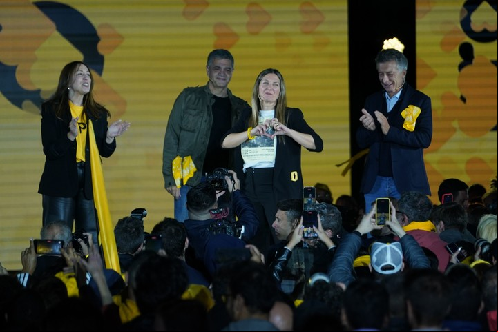 Presentación del Pro para las elecciones legislativas de la Ciudad con presencia Mauricio Macri en el Planetario Palermo.Fotos Emmanuel Fernández