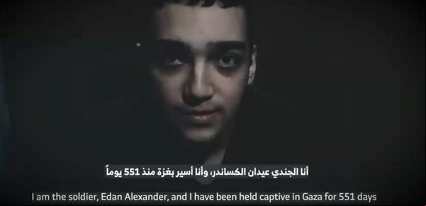 Hamas afirma que "perdió o" con el rehén estadounidense-israelí que apareció en un video el fin de semana