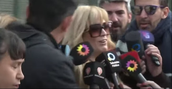 Vivana Canosa ya declaró en los tribunales de Comodoro Py. Captura TV
