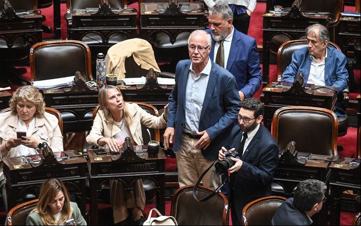 Sesión en Diputados
Guillermo Francos da el informe del Gobierno. Foto Federico López Claro.