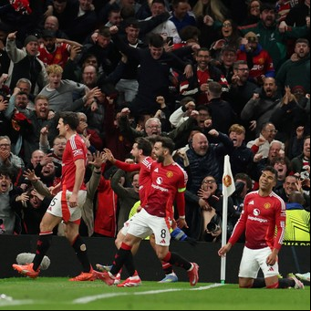 Noche épica en Old Trafford: Manchester United pasó del 2-4 al 5-4 en el suplementario ante Lyon y se metió en semis de la Europa League
