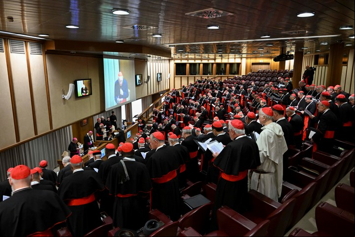 Cardenales en reunión. Foto: EFE