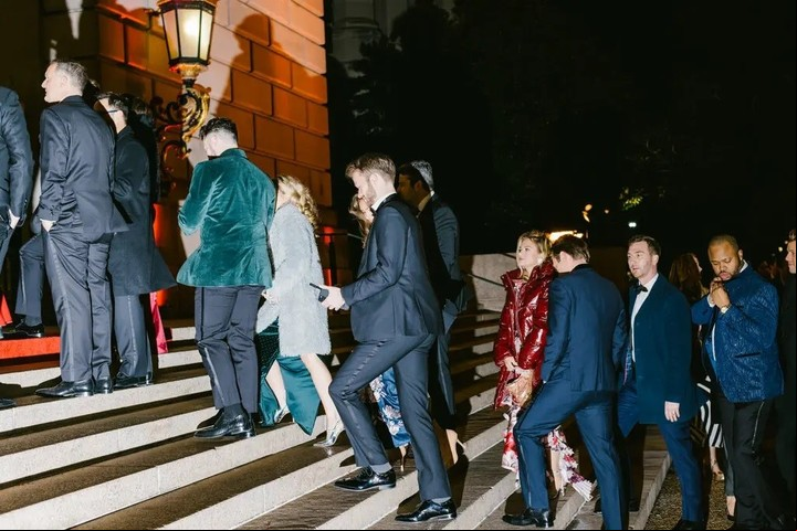 Ondo, una start-up de criptomonedas respaldada por Peter Thiel, ayudó a patrocinar el Crypto Ball, un evento de inauguración. Foto Jason Andrew para The New York Times