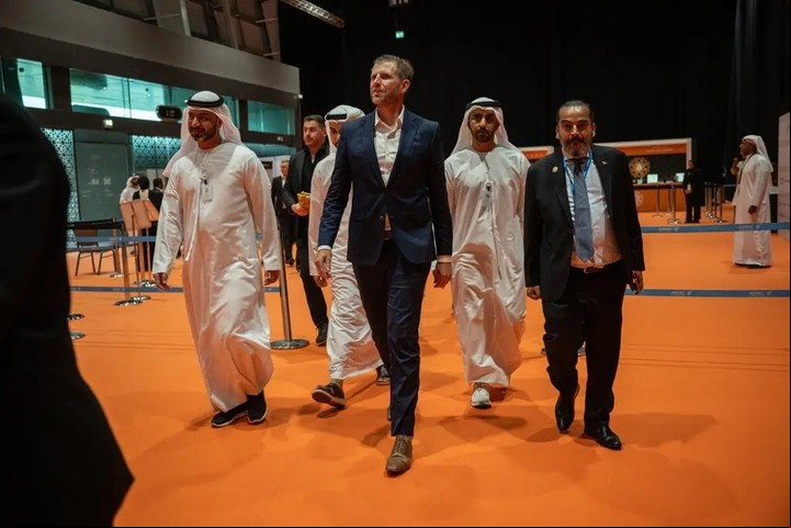 Eric Trump calificó World Liberty como una de las empresas más exitosas de la familia. Foto Tamir Kalifa para The New York Times