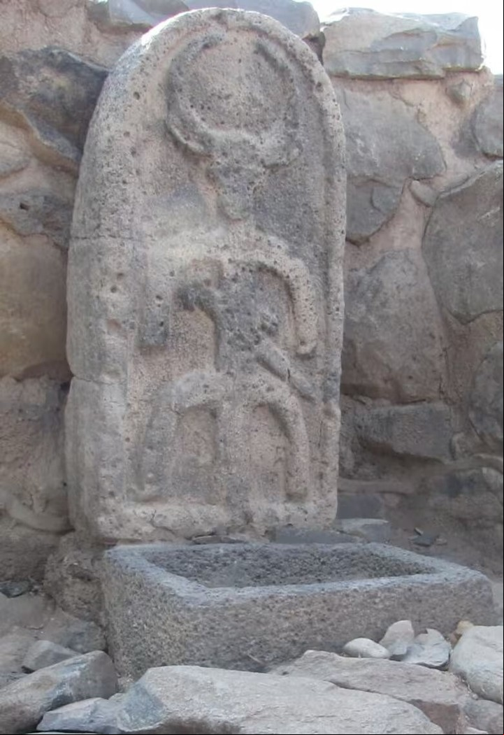 Arqueólogos hallaron una antigua puerta de piedra en la ciudad de Betsaida, al noreste del mar de Galilea. Foto: Rami Arav/University of Nebraska.