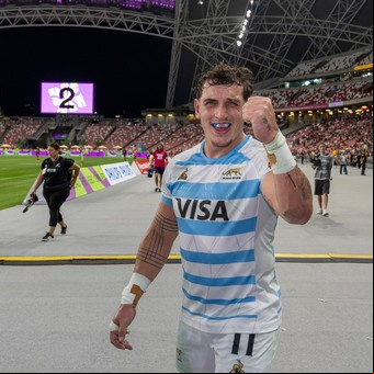 Luciano González Rizzoni, "la bola de demolición" de Los Pumas 7's: "El año pasado estuvimos cerca, así que ahora vamos por la doble"
