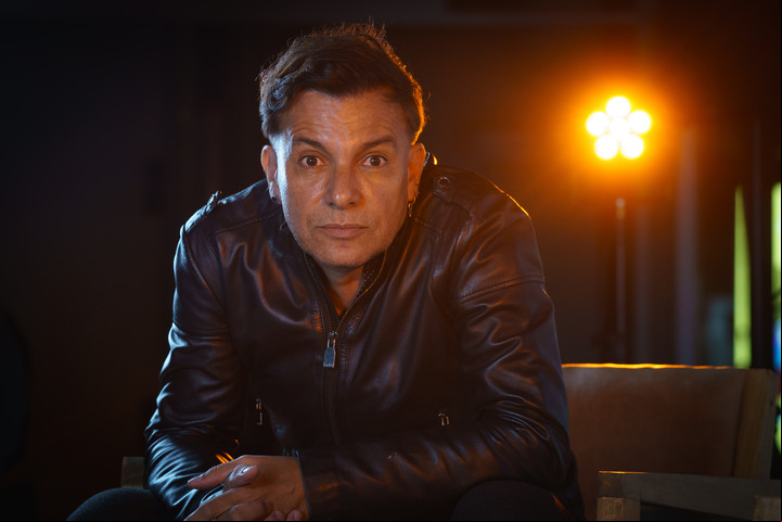 Martin Bossi: "Si tengo alguna virtud en mi carrera es haberme hecho el boludo bien". Foto Juano Tesone.