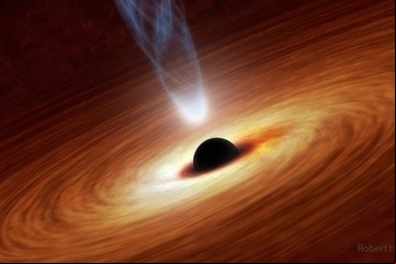La foto NASA del día: el giro de un agujero negro supermasivo