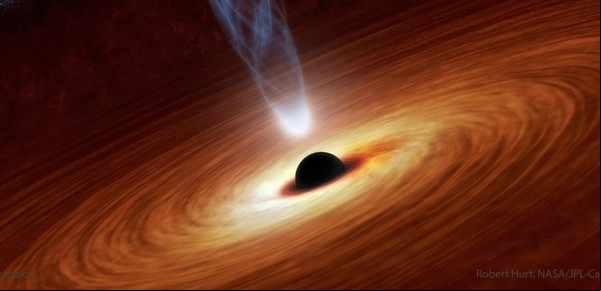 La foto NASA del día: el giro de un agujero negro supermasivo