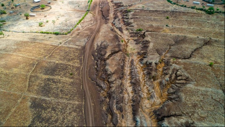 El Sistema del Rift de África Oriental mide más de 6.000 kilómetros. Foto: National Geographic.