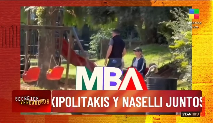 La revinculación de Naselli y su hijo se encuentra en marcha. Foto: Captura TV