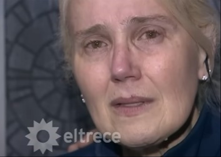 Marisa Zárate, la suegra de Ariel Santillán, víctima de un conductor borracho en el Camino del Buen Ayre, en Ituzaingó.