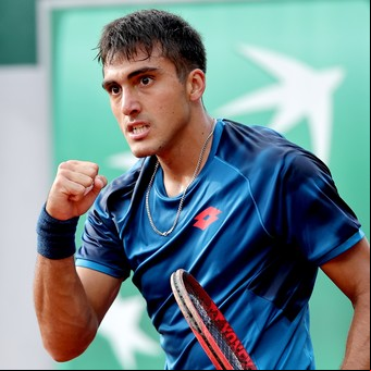 Masters 1000 de Roma: Román Burruchaga dio el golpe en la qualy y se metió en el cuadro principal por primera vez