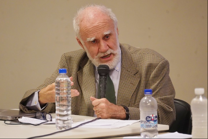 José Emilio Burucúa doctor en historia de las artes por la Universidad de Buenos Aires (UBA). Fue profesor de historia moderna en la Facultad de Filosofía y Letras (UBA).
Foto: Martín Bonetto