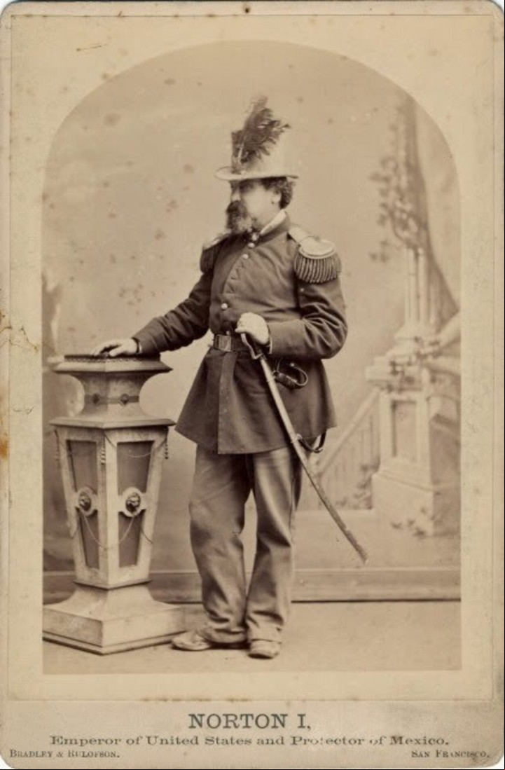 Hoy lo recuerda una calle de San Francisco: Emperor Norton Place.