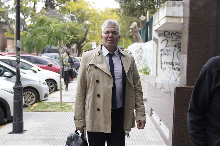 El abogado Fernando Burlando en el juicio por la muerte de Diego Armando Maradona. Foto: Maxi Failla.
