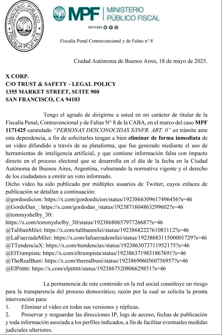 Avanzan en la justicia las denuncias penales del PRO contra libertarios