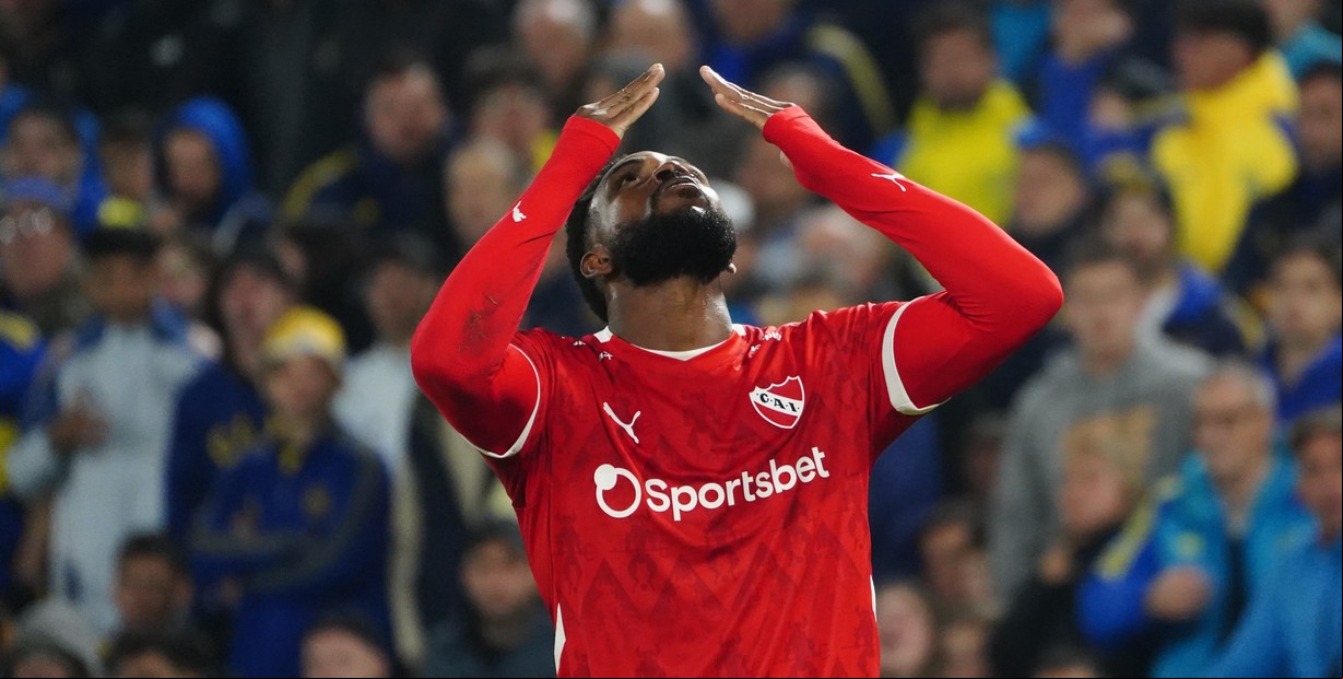 Alvaro Angulo, "la Pantera Negra Turbo" de Independiente que predijo un gol en la Bombonera y cumplió