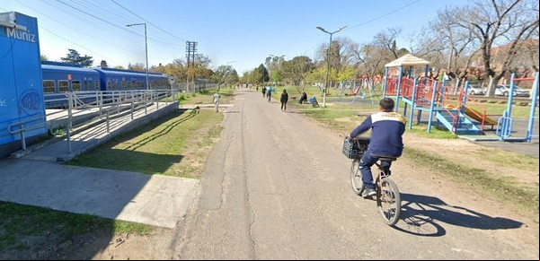 Construyen una bicisenda en un corredor aeróbico  entre Muñiz y Bella Vista