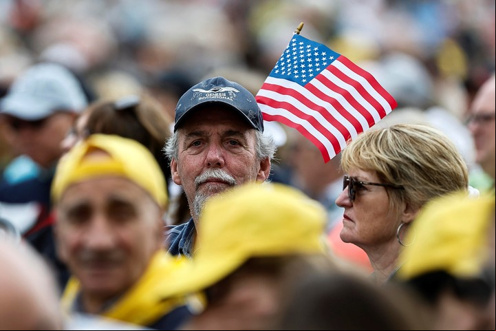 Fieles de Estados Unidos en el Vaticano. Foto: EFE