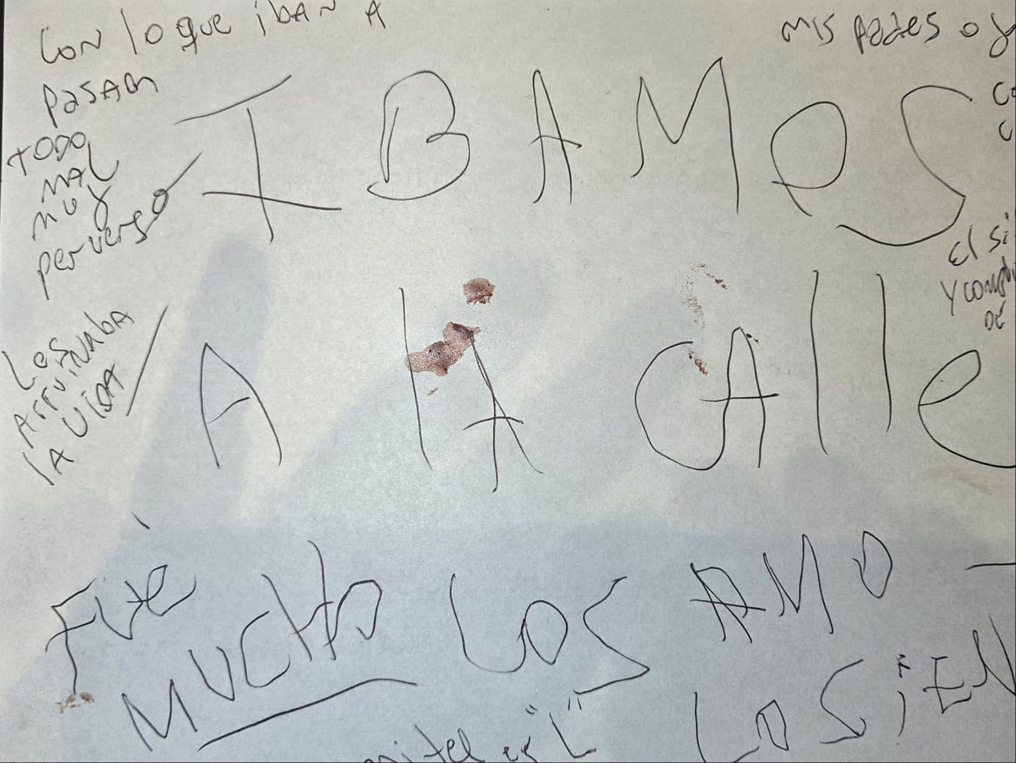 La carta detrás de la masacre de Villa Crespo: mancha de sangre y una frase que abre nuevos interrogantes