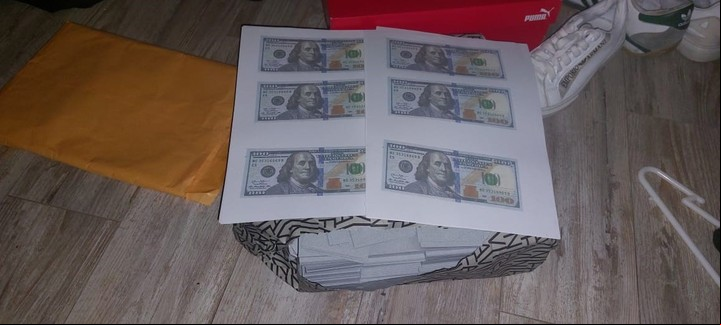Las fotocopias de billetes que se guardaban en las cajas fuertes truchas