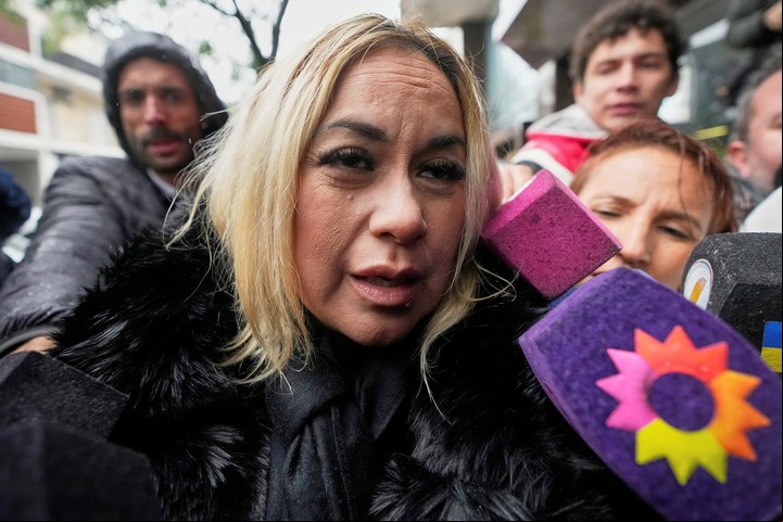 Veronica Ojeda, ex pareja de Maradona. Foto AP / Gustavo Garello.