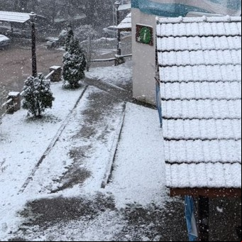 Con el frío polar, Córdoba tuvo su primera nevada de la temporada: las fotos y los videos